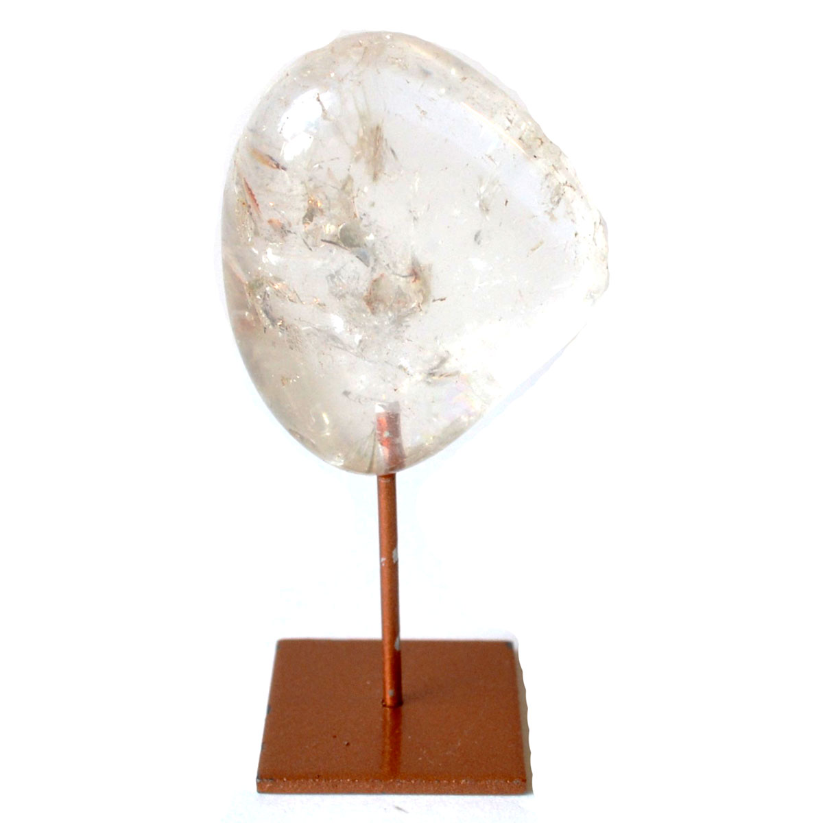 Quartz on copper stand