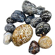 1 lb Agate, Enhydro tumbled