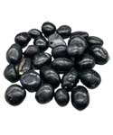 1 lb Agni Manitite, Black tumbled stones 20-22mm
