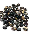 1 lb Amber, Zebra tumbled