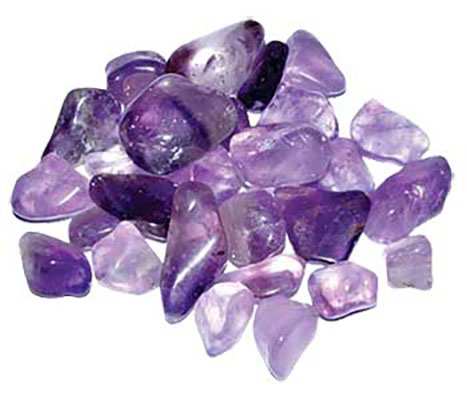 1 lb Amethyst tumbled stones