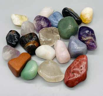 1 lb Mixed tumbled stones