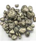 1 lb Pyrite, Black tumbled stones