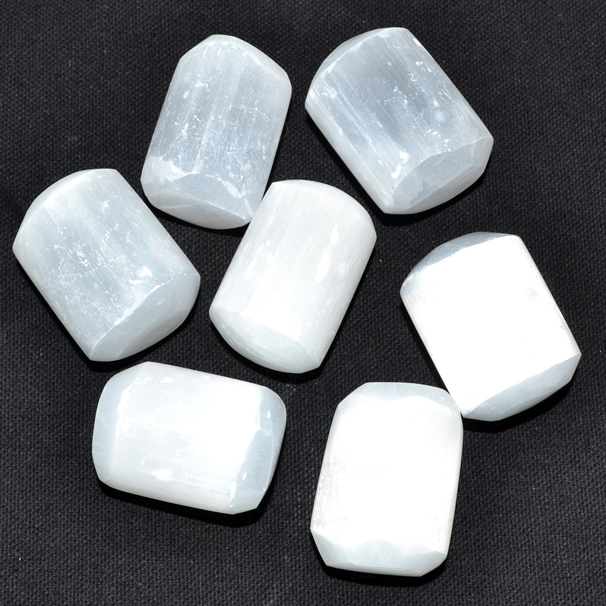 1 lb Selenite tumbled stones