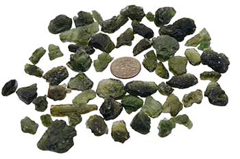 50gms Moldavite untumbled