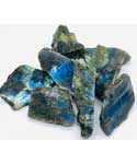 1 lb Labradorite untumbled polished 1 side