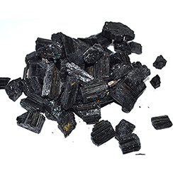 1 lb Tourmaline, Black untumbled stones