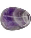 Chevron Amethyst worrystone