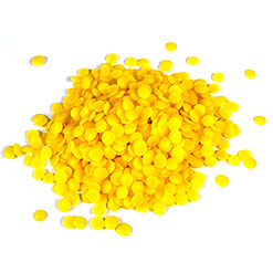 1 Lb Beeswax pellets yellow