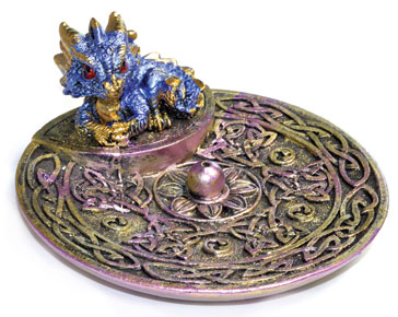 blue dragon incense burner