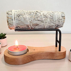 3 in 1 Sage & incense burner, candle holder