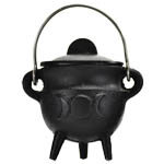 Triple Moon cast iron cauldron w/ lid 2 3/4