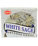 White Sage HEM cone 10 cones