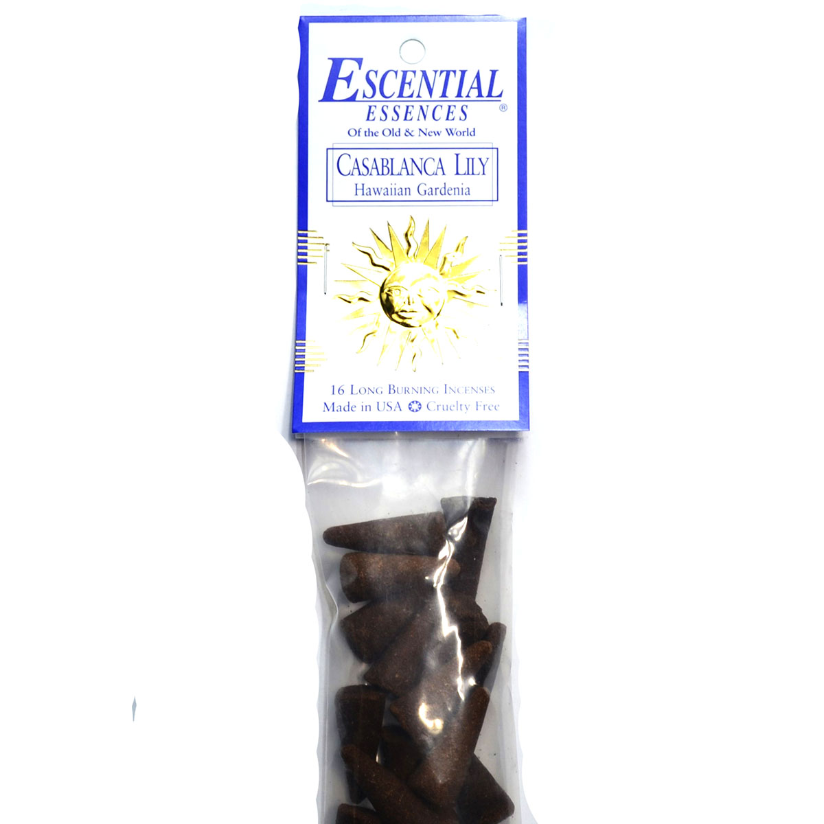 16/pk Casablanca Lily escential essences incense cones
