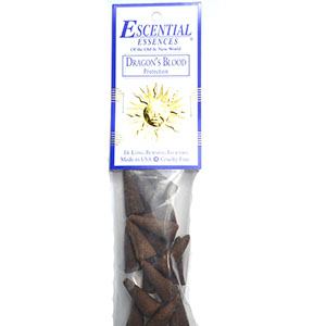 16/pk Dragon's Blood escential essences incense cones