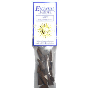 16/pk Energy escential essences incense cones