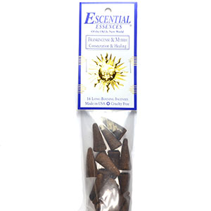 16/pk Frankincense & Myrrh escential essences incense cones