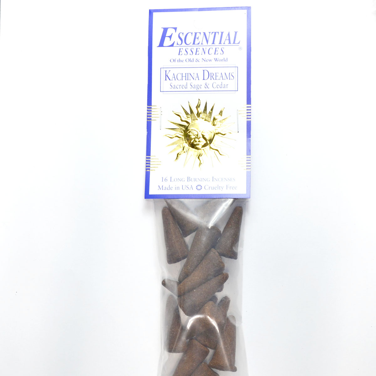 16/pk Kachina Dreams escential essences incense cones