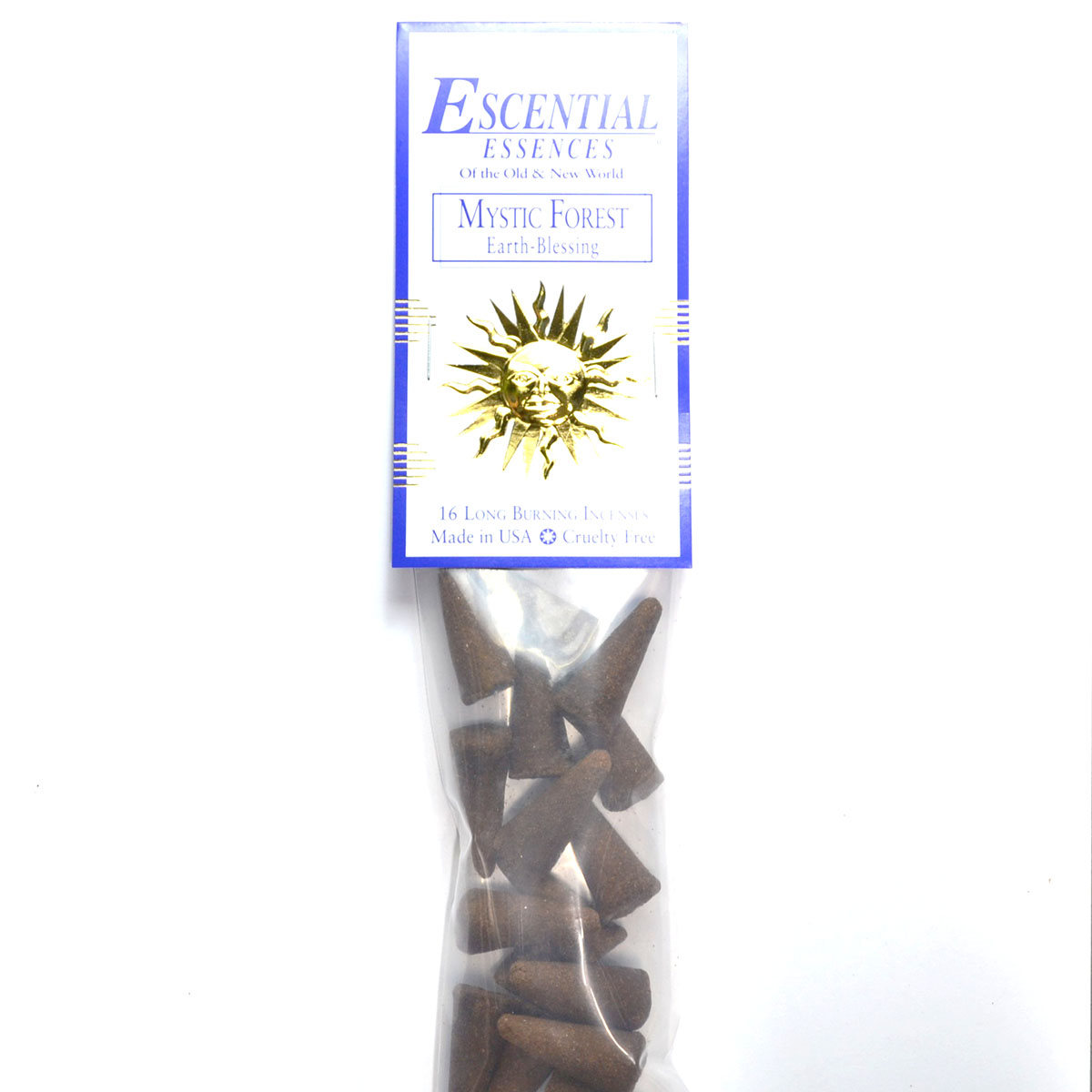 16/pk Mystic Forest escential essences incense cones