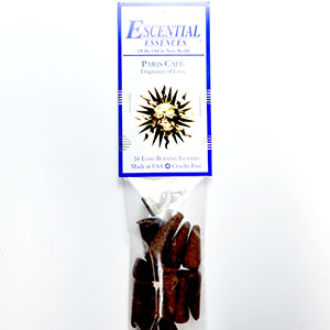 16/pk Paris Cafe escential essences incense cones