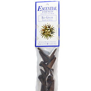 16/pk Red Ginger escential essences incense cones