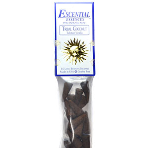 16/pk Tribal Coconut escential essences incense cones