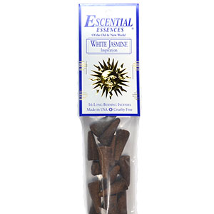 16/pk White Jasmine escential essences incense cones