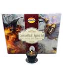 (set of 12) Against Evil charcoal dhoop cup