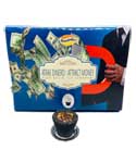 (set of 12) Attract Money charcoal dhoop cup