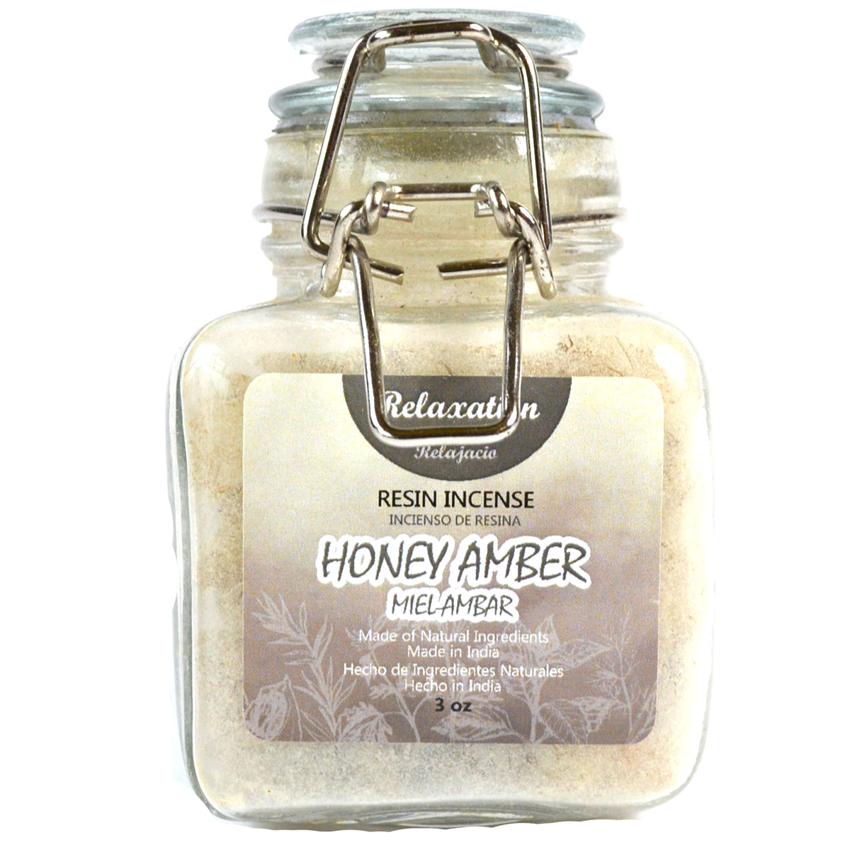 3oz Relaxation (honey amber) resin jar