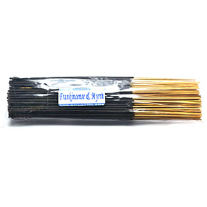 95-100/pk Frankincense & Myrrh escential essences incense sticks