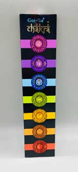 Goloka 7 Chakra incense sticks 15gm
