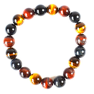 10mm Tiger Eye, Tricolor