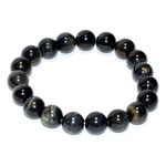 10mm Tiger Eye, Blue bracelet