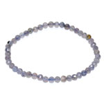 4mm Iolite faceted bracelet
