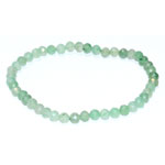 4mm Aventurine,Green faceted bracelet