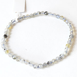 4mm Labradorite faceted