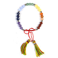 6mm 7 Chakra with Tassel bracelet