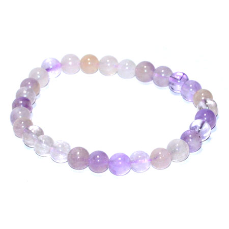 6mm Amethyst, Light bracelet