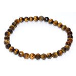 6mm Tiger Eye faceted bracelet