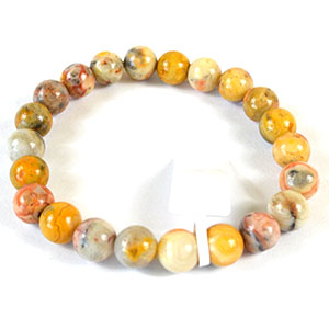 8mm Crazy Lace Agate bracelet