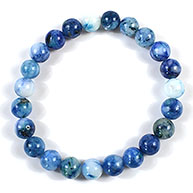 8mm Chrysocolla, Blue