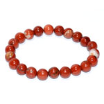 8mm Jasper, Brecciated Red bracelet