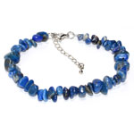 Lapis chip bracelet