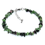 Ruby Zoisite chip bracelet