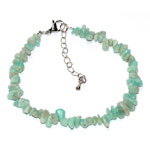Amazonite chip bracelet