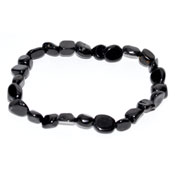 Tourmaline, Black gemstone bracelet (5-8mm)