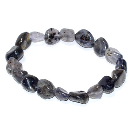 8-10mm Iolite Nugget bracelet