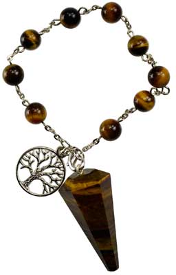 Tiger's Eye pendulum bracelet