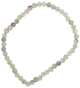 4mm Fluorite stretch bracelet